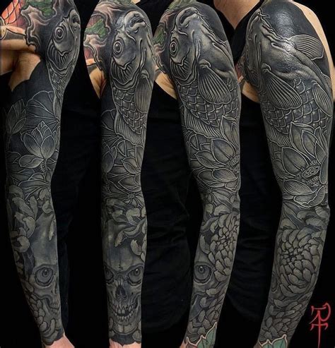 black and white arm tattoos|black and white tattoo designs for men.